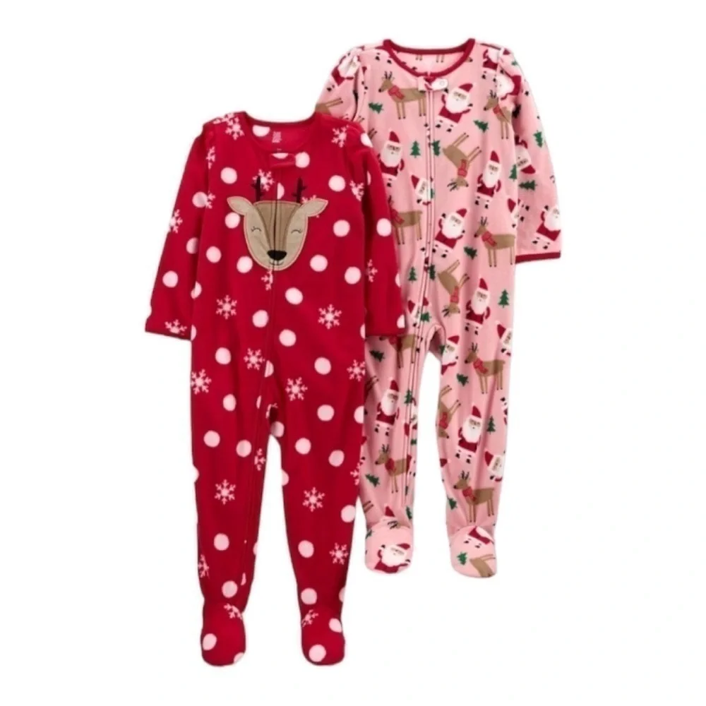 NWT-JUST ONE YOU-HOLIDAY PAJAMAS-12 MONTHS